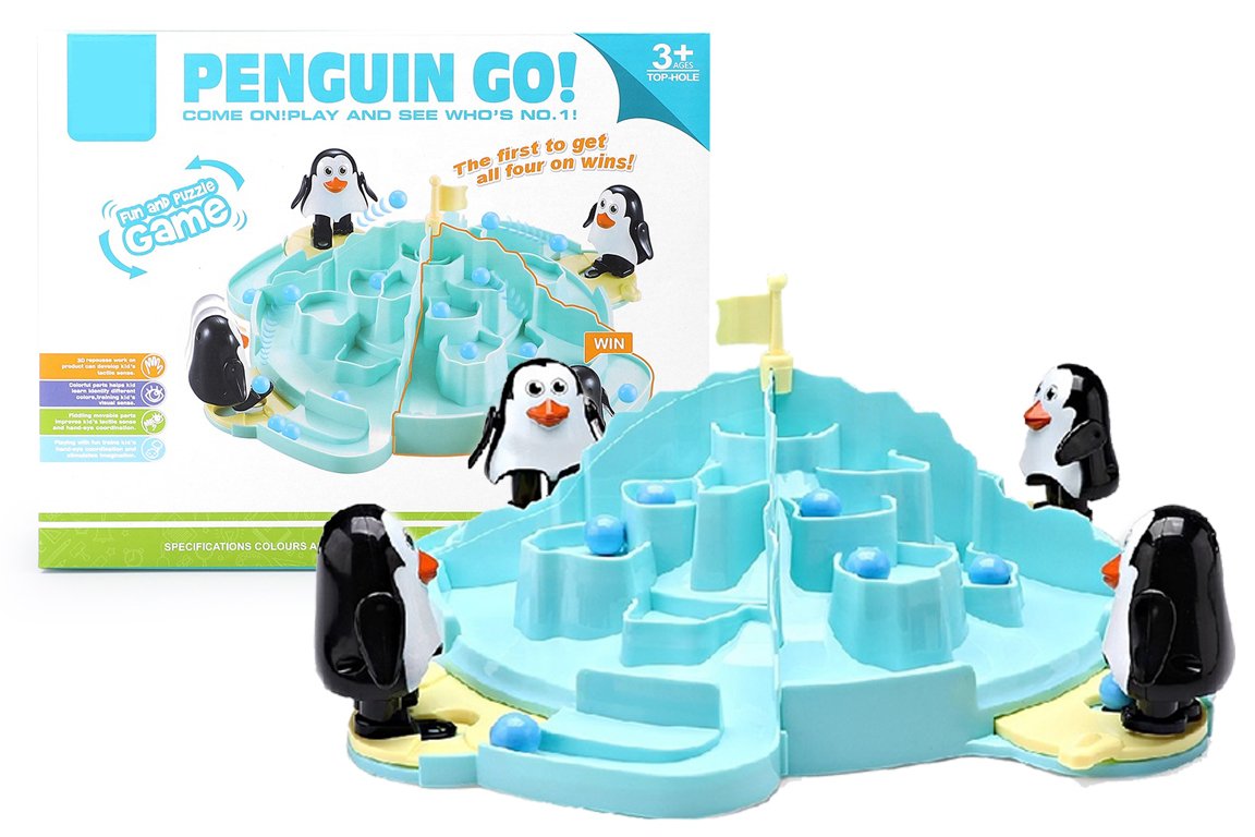 Multiplayer Funny Smart Board Table Penguin Go Game For Kids (5777-34)